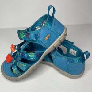 KEEN X Smokey Bear Seacamp II CNX Kids Size 12 Blue Closed Toe Washable Sandals